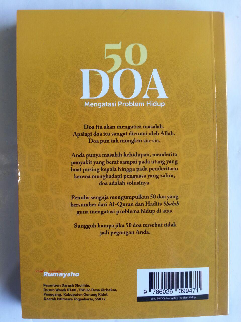 Buku 50 Doa Mengatasi Problem Hidup cover 2