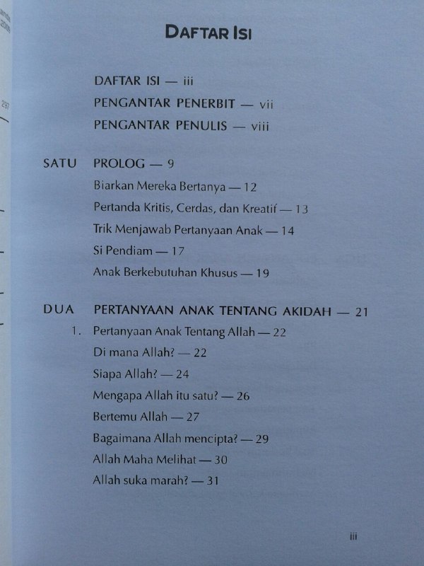 Buku Anak Bertanya Anda Kelabakan Kumpulan Pertanyaan Anak Islam isi 3