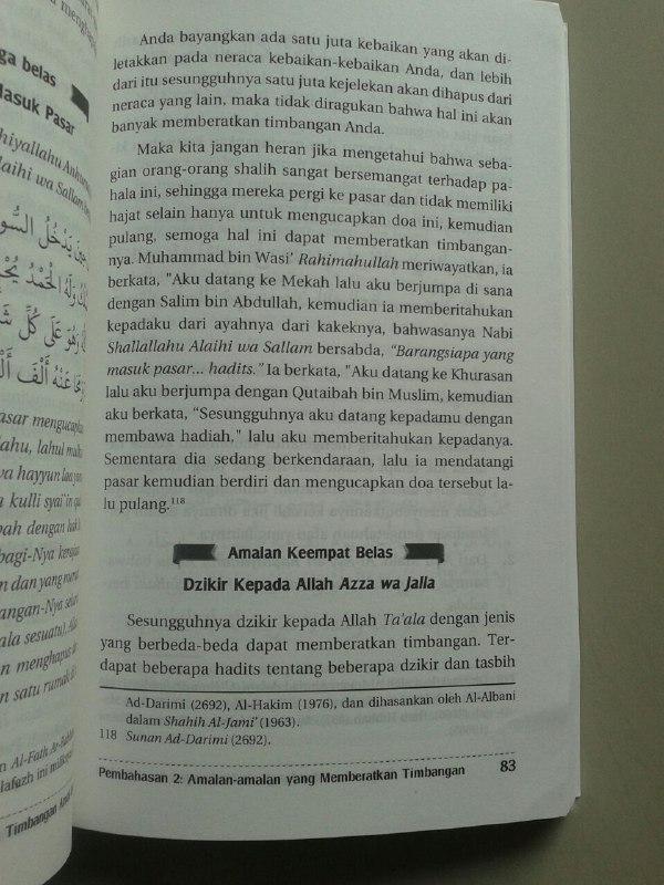 Buku Bagaimana Mendongkrak Timbangan Amal Ibadah isi