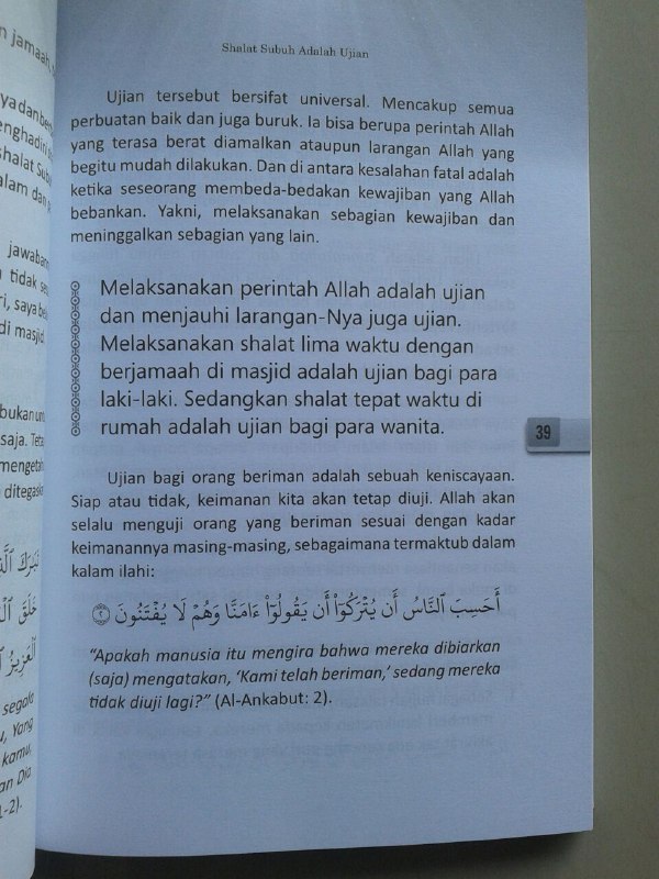 Buku Berkah Shalat Subuh Berjamaah Kebangkitan & Kemenangan Umat Islam isi