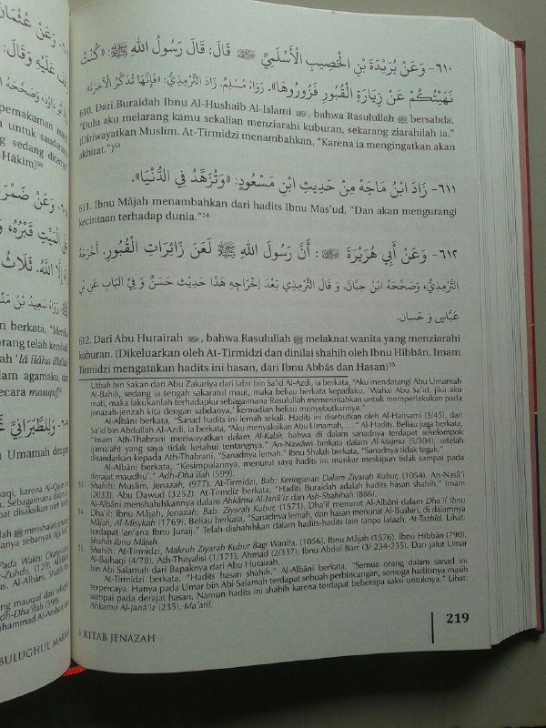 Buku Bulughul Maram Dilengkapi Tahqiq Dan Tahkhrij Dari Syaikh Albani isi