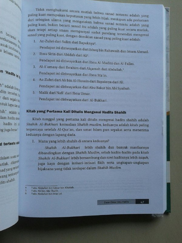 Buku Dasar Dasar Ilmu Hadits Sejarah Ilmu Rawi Sanad Matan Mutawattir isi 2