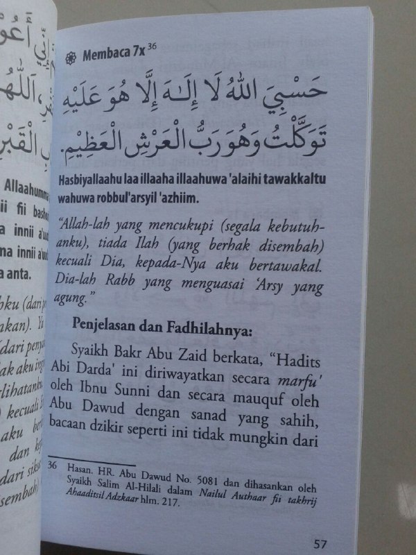 Buku Saku Dzikir Pagi Petang & Dzikir Sesudah Shalat Fardhu isi 2