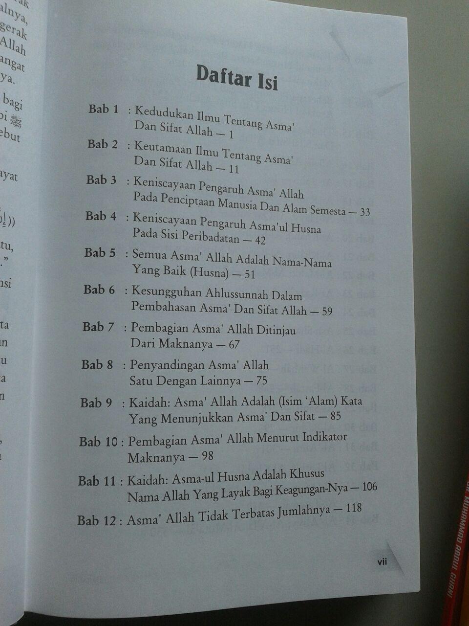 Buku Ensiklopedi Asma'ul Husna Menyelami Makna Tata Cara Pengamalannya isi
