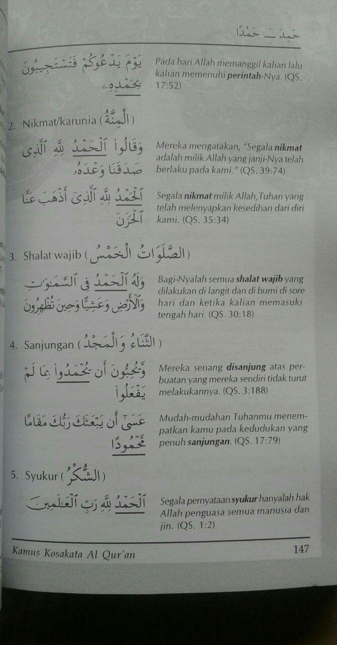 Buku Kamus Kosa Kata Al-Qur'an isi 2