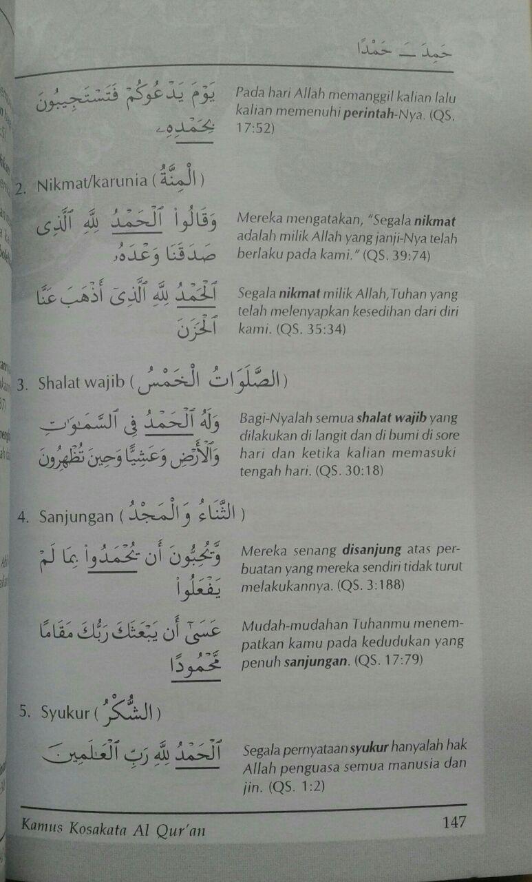 Buku Kamus Kosa Kata Al-Qur'an isi 3