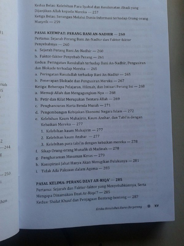 Buku Ketika Rasulullah Harus Berperang Pelajaran Ibrah Dan Manfaat isi 2