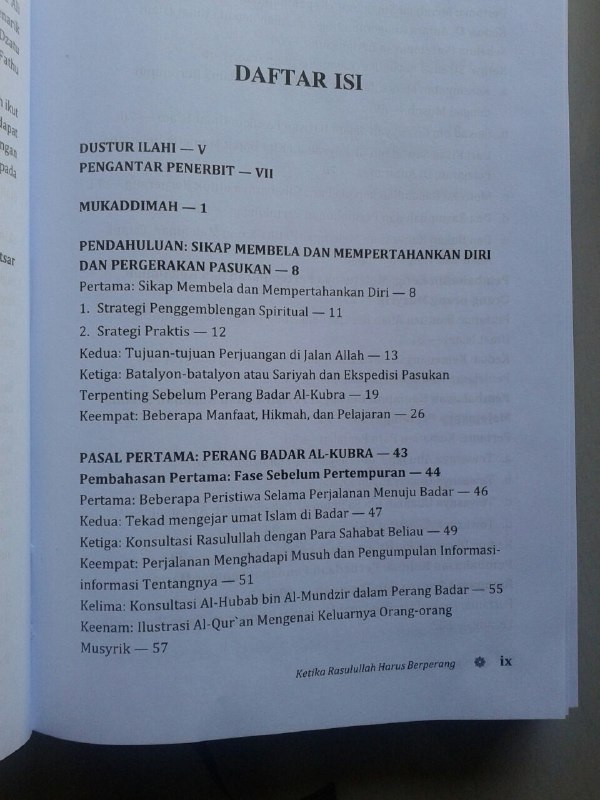 Buku Ketika Rasulullah Harus Berperang Pelajaran Ibrah Dan Manfaat isi 3
