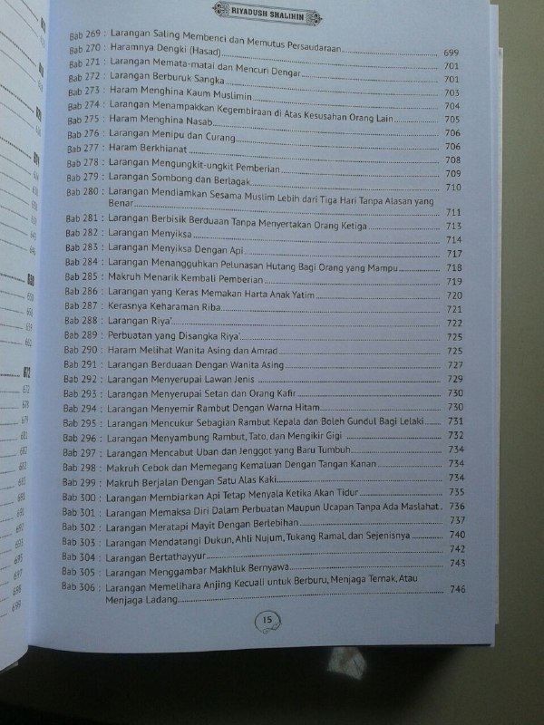 Buku Matan & Terjemahan Lengkap Riyadhus Shalihin isi 2