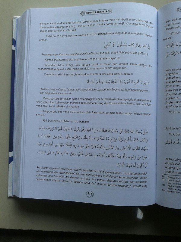 Buku Matan & Terjemahan Lengkap Riyadhus Shalihin isi 3