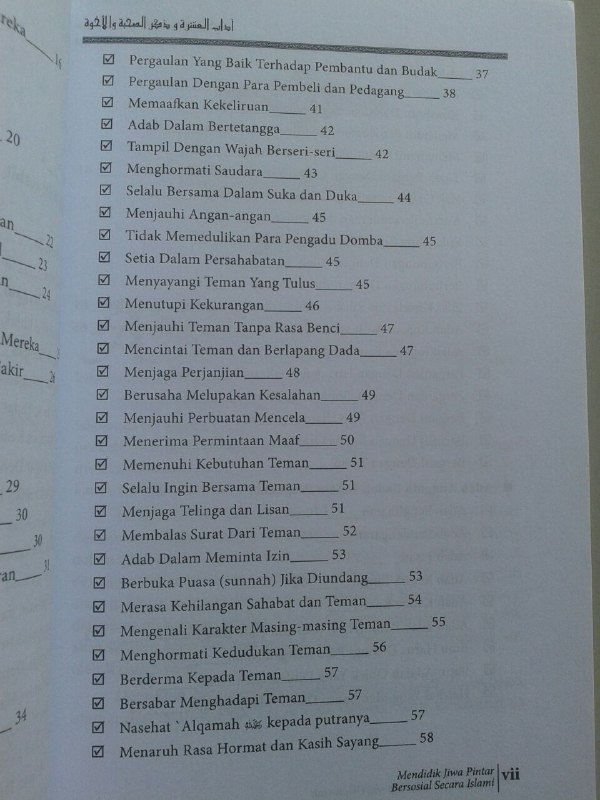 Buku Mendidik Jiwa Pintar Bersosial Secara Islami isi 2