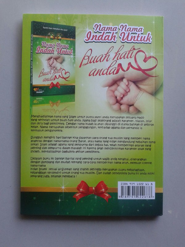 Buku Nama Nama Indah Untuk Buah Hati Anda cover 2