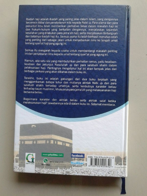 Buku Perjalanan Haji Nabi & Salafush Shalih Kondisi Dan Karakteristik cover 2