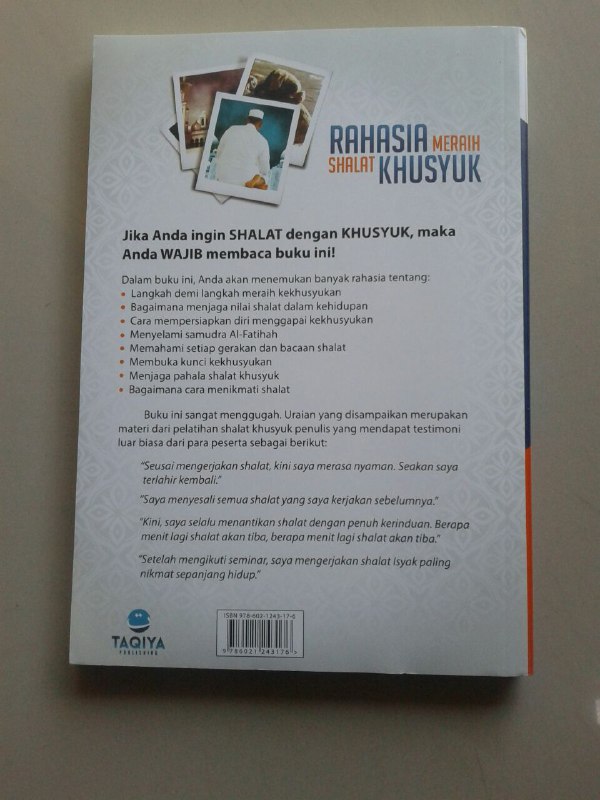 Buku Rahasia Meraih Shalat Khusyuk Langkah Demi Langkah & Menggugah cover 2