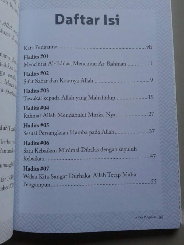 Buku Sembilan Mutiara Faedah Dari Hadits Nama Dan Sifat Allah isi 2