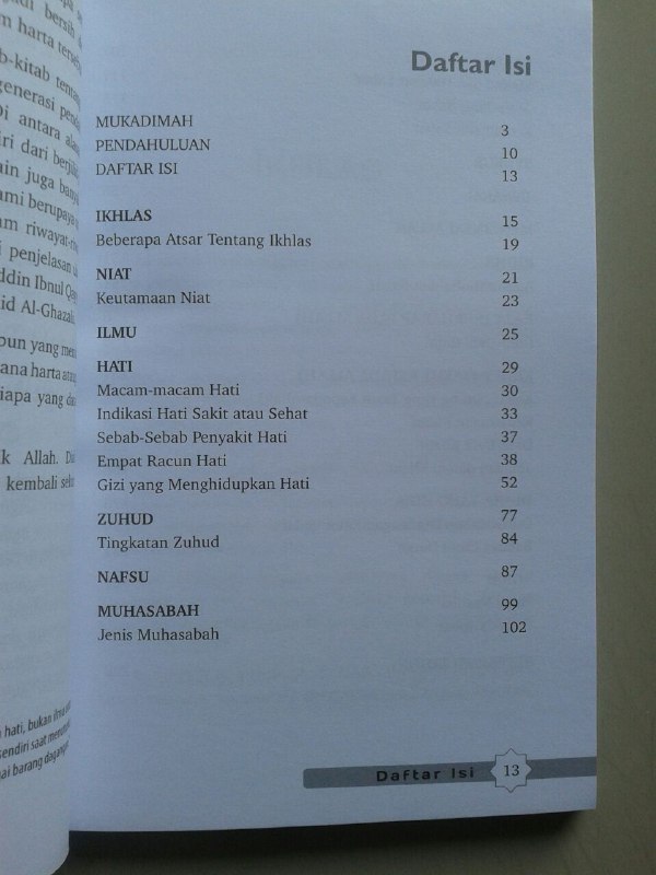 Buku TazkiyatunNafs Belajar Membersihkan Hati & Doa Doa Penyucian Jiwa isi