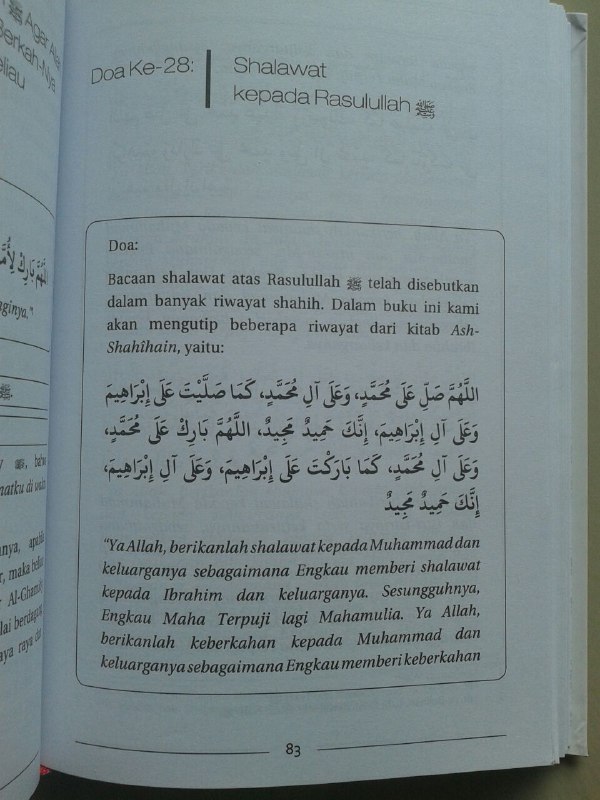Buku 100 Doa Mustajab Bersejarah isi