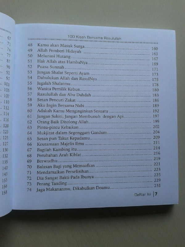 Buku 100 Kisah Bersama Rasulullah Shallallahu Alaihi wa Sallam isi 2