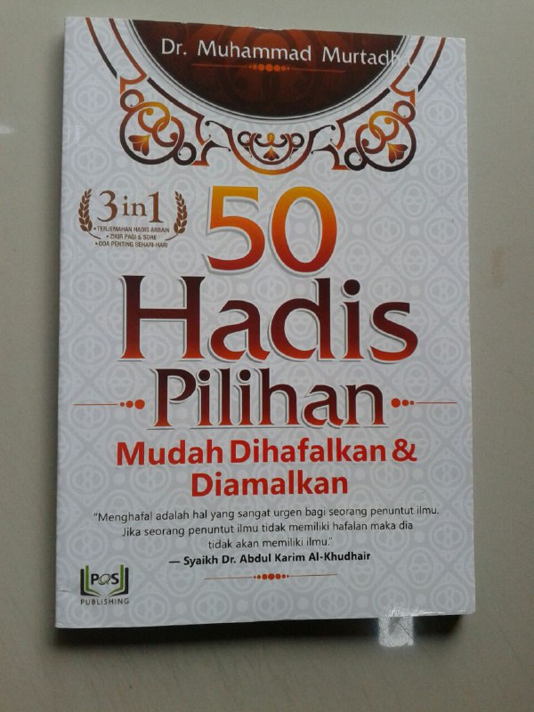 Buku 50 Hadis Pilihan Mudah Dihafalkan & Diamalkan cover