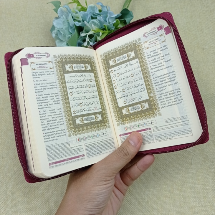 Al-Qur’an Mushaf Terjemah & Tajwid Al-Mahir Resleting Ukuran A6