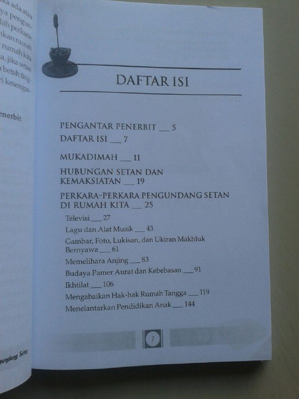 Buku Amalan Amalan Pengundang Setan isi 2