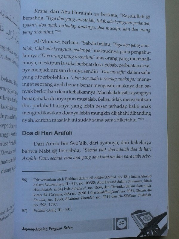 Buku Amalan Amalan Pengusir Setan isi