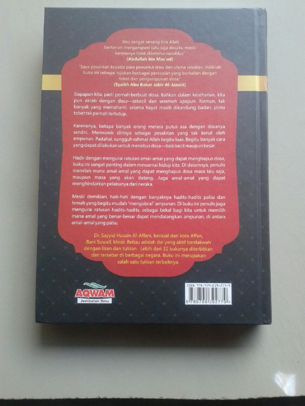 Buku Amalan Penghapus Dosa Dilengkapi Lebih Dari 300 Uraian Hadits cover 2