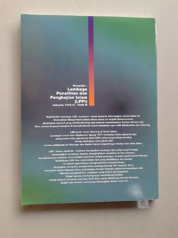 Buku Bahaya Islam Jama'ah Lemkari LDII Pengakuan Gembong Gembong LDII cover