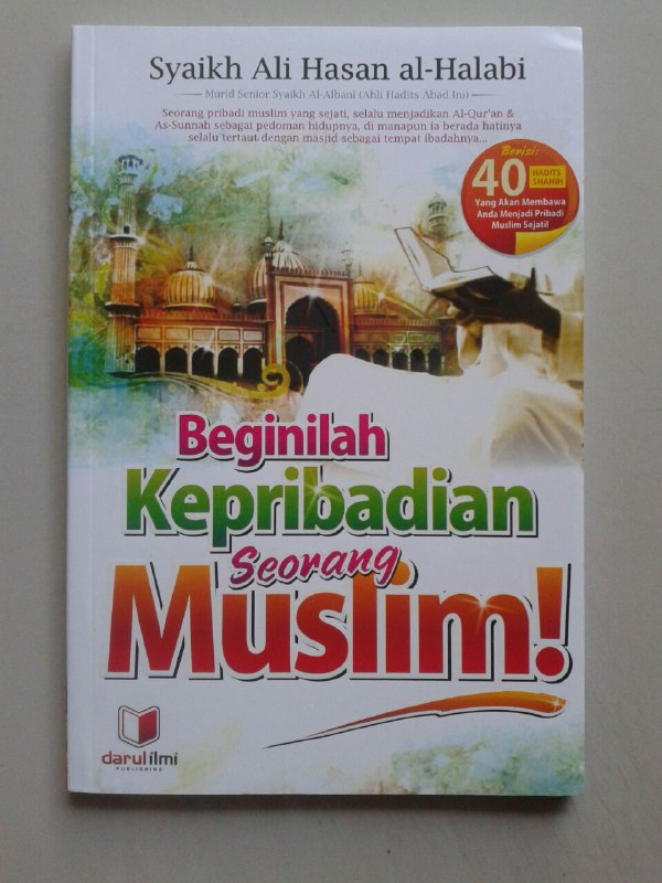 Buku Beginilah Kepribadian Seorang Muslim cover