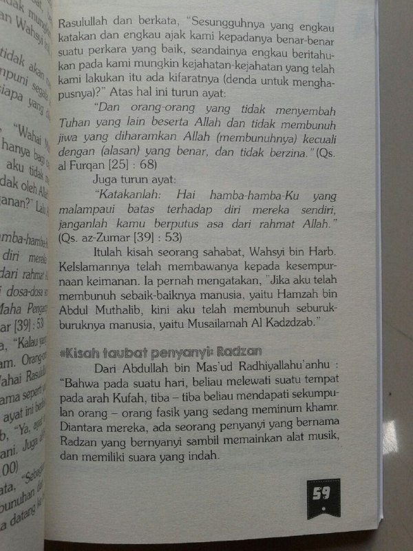 Buku Indahnya Taubat Di Usia Muda Jaminan Ketenangan Hati Dan Jiwa isi