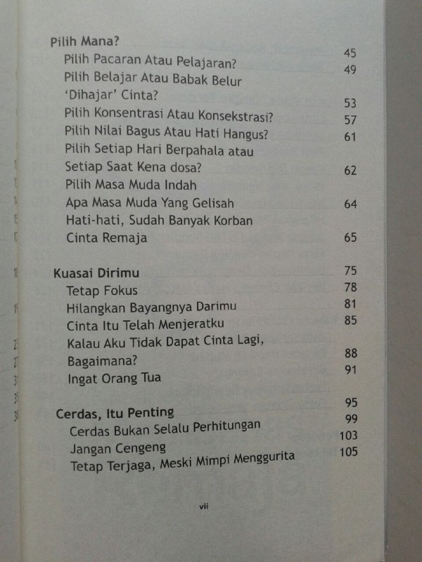 Buku Karena Cinta Harus Memilih Dialog Hati Saat Menolak Pacaran isi 2
