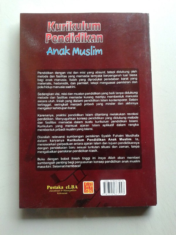 Buku Kurikulum Pendidikan Anak Muslim cover