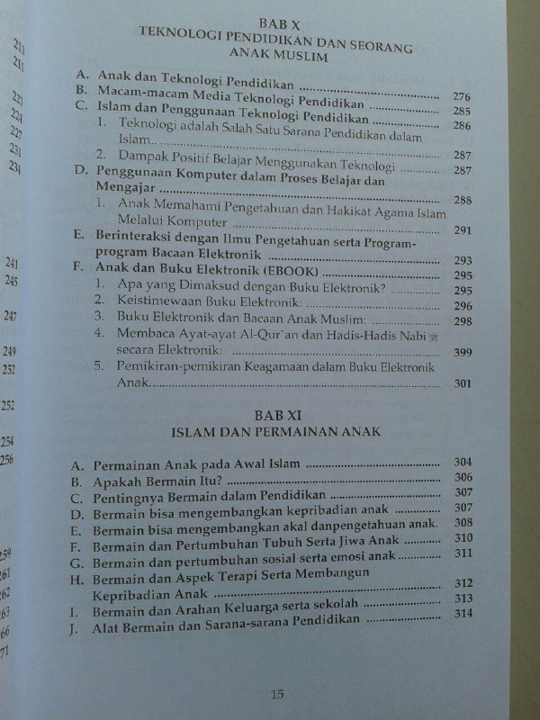 Buku Kurikulum Pendidikan Anak Muslim isi 2