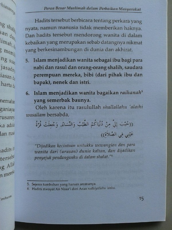 Buku Peran Besar Muslimah Dalam Perbaikan Masyarakat isi 2