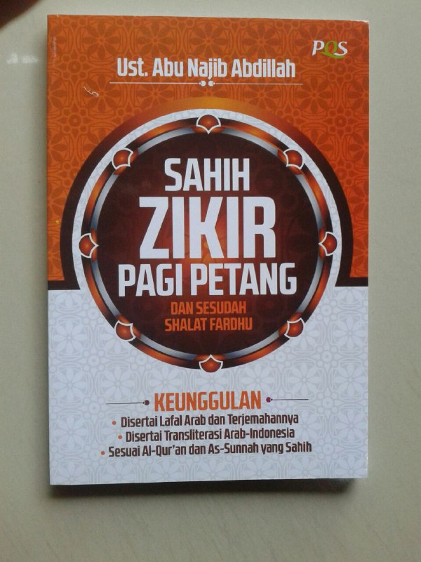 Buku Saku Sahih Zikir Pagi Petang Dan Sesudah Shalat Fardhu cover