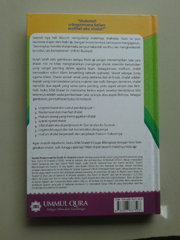 Buku Sifat Shalat Nabi Shallallahu Alaihi Wa Sallam cover 2