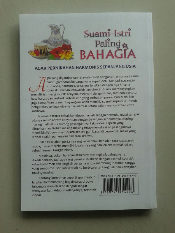 Buku Suami Istri Paling Bahagia Pernikahan Harmonis Sepanjang Usia cover 2