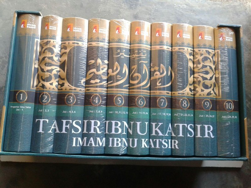 Buku Tafsir Ibnu Katsir Set 10 Jilid cover