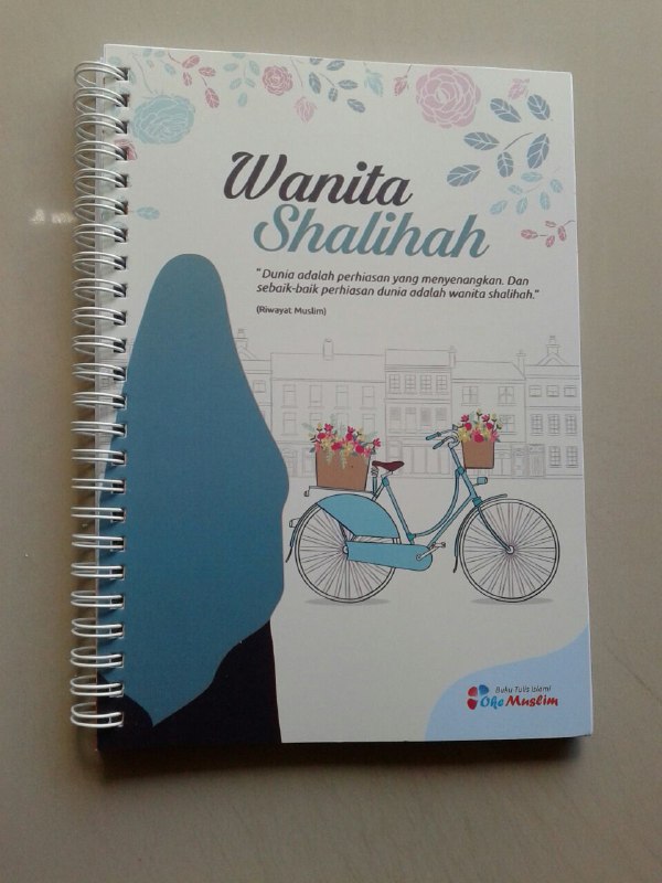 Buku Tulis Islami Spiral Cover Wanita Shalihah cover