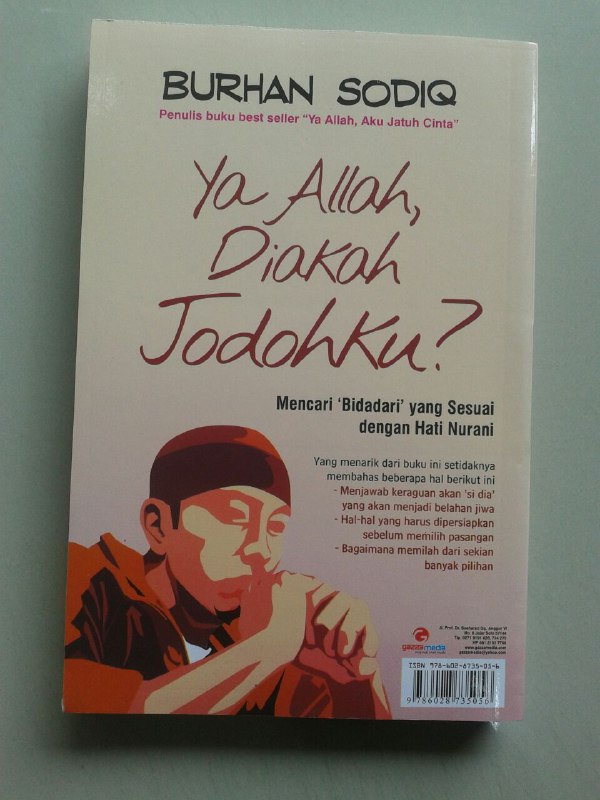 Buku Ya Allah Diakah Jodohku? Menjawab Tanya Hati, Sosok Yang Dinanti cover 2