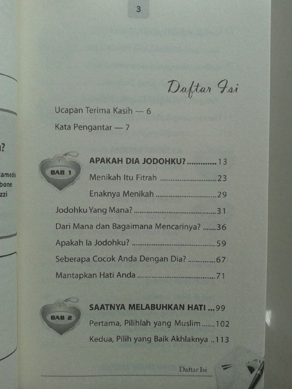 Buku Ya Allah Diakah Jodohku? Menjawab Tanya Hati, Sosok Yang Dinanti isi 2