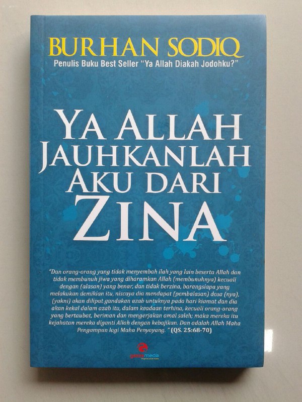 Buku Ya Allah Jauhkanlah Aku Dari Zina cover