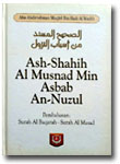 Buku Ash-Shahih Al Musnad Min Asbab An-Nuzul