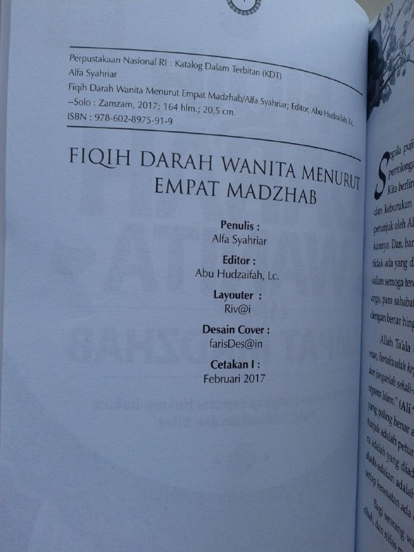 Buku Fiqih Darah Wanita Menurut Empat Madzhab Pembahasan Lengkap isi 3