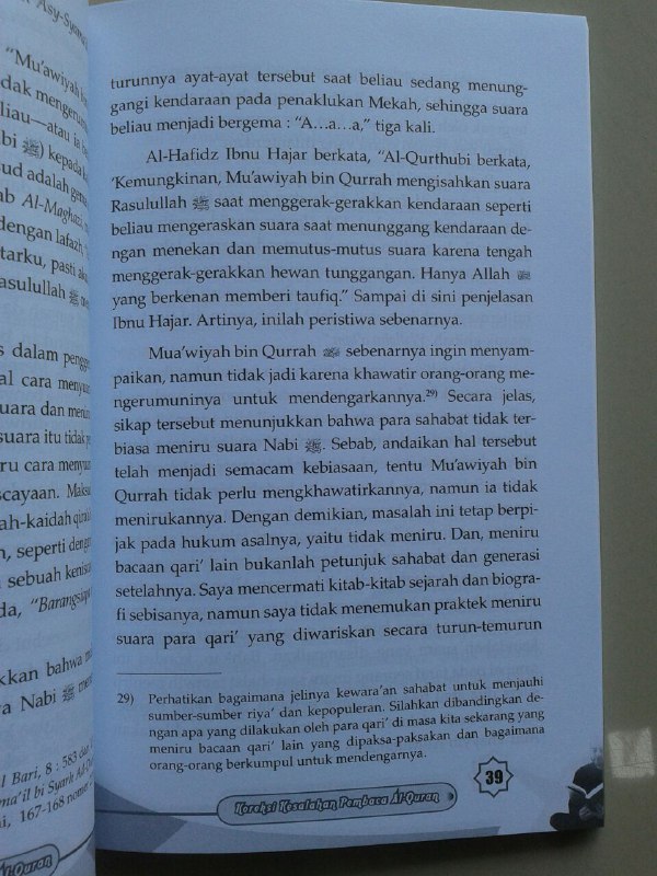 Buku Koreksi Kesalahan Pembaca Al-Qur'an Mengupas Beberapa Kekeliruan isi