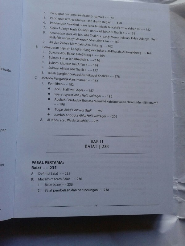 Buku Imamah 'Uzhma Konsep Kepemimpinan Dalam Islam isi 3