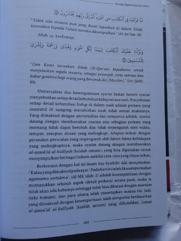 Buku Imamah 'Uzhma Konsep Kepemimpinan Dalam Islam isi