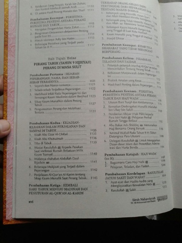 Buku Sirah Nabawiyah Ulasan Kejadian Dan Analisa Peristiwa Hidup Nabi isi 2