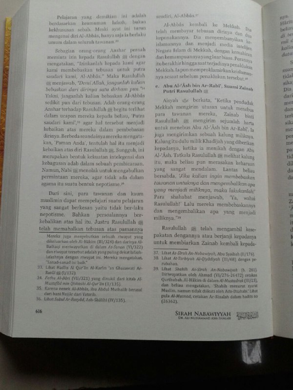 Buku Sirah Nabawiyah Ulasan Kejadian Dan Analisa Peristiwa Hidup Nabi isi