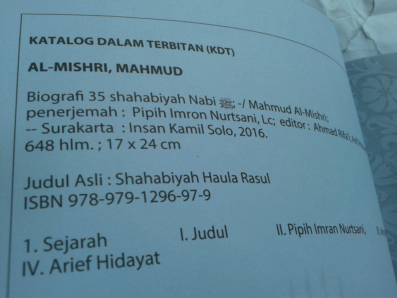Buku Biografi 35 Shahabiyah Nabi Shallallahu Alaihi wa Sallam isi 3